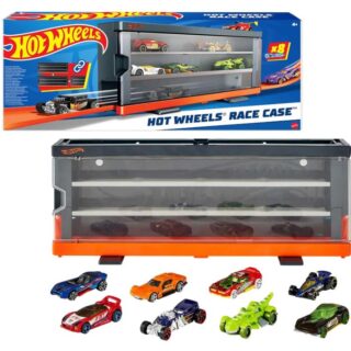 Hot Wheels Juego de pista de autos de juguete City Super Twist Tire Shop  con escala 1:64, juego individual o multi-coche
