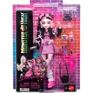 Draculaura con Murciélago Count Fabulous - Monster High
