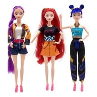Set x3 Muñecas Fashion K-Pop Articuladas